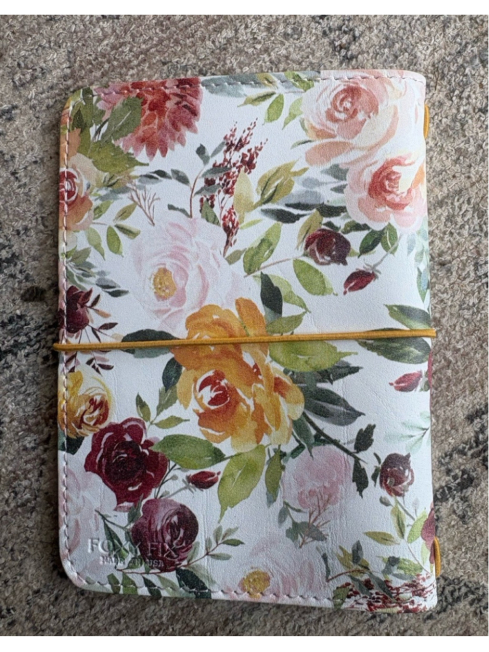 Foxy Fix Limited Edition Floral Personal Size Traveler’s Notebook Cover 4.5x6.5” - Picture 2 of 7